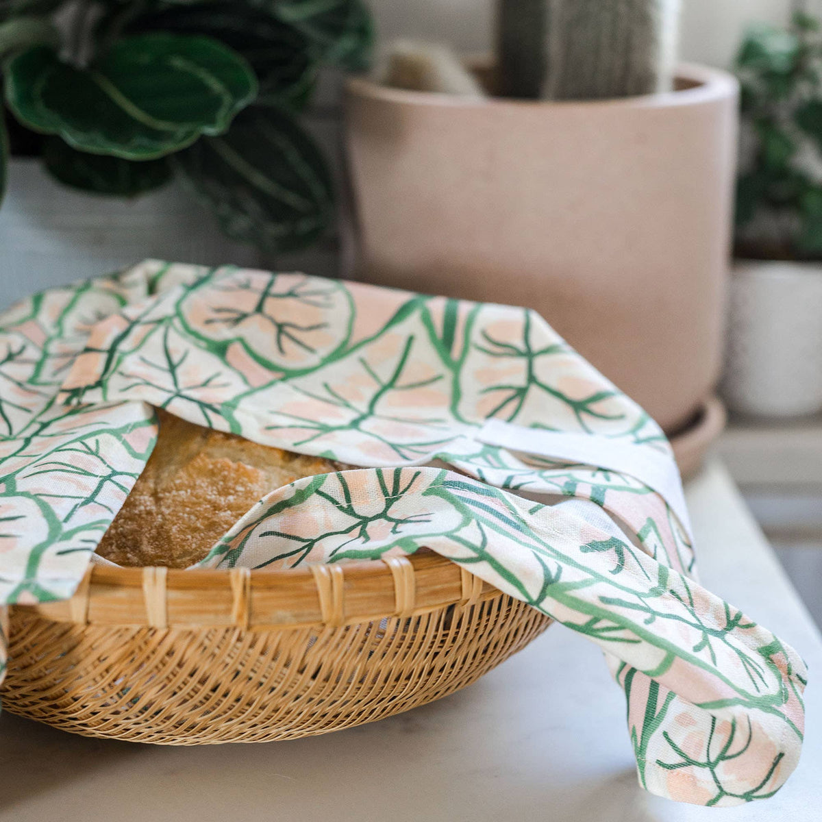 Marie Moir Leaves Kitchen Towel