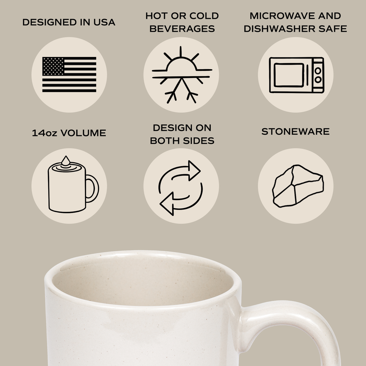 Cozy Season Stoneware Coffee Mug - Home Decor & Gifts