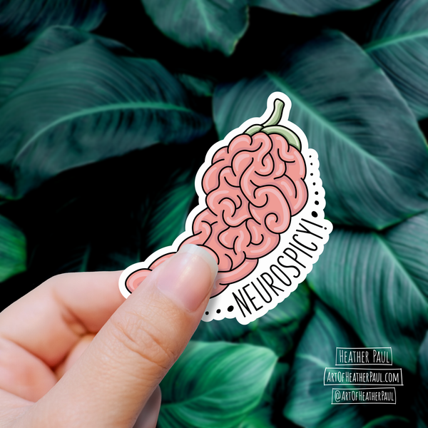 Neurospicy Sticker
