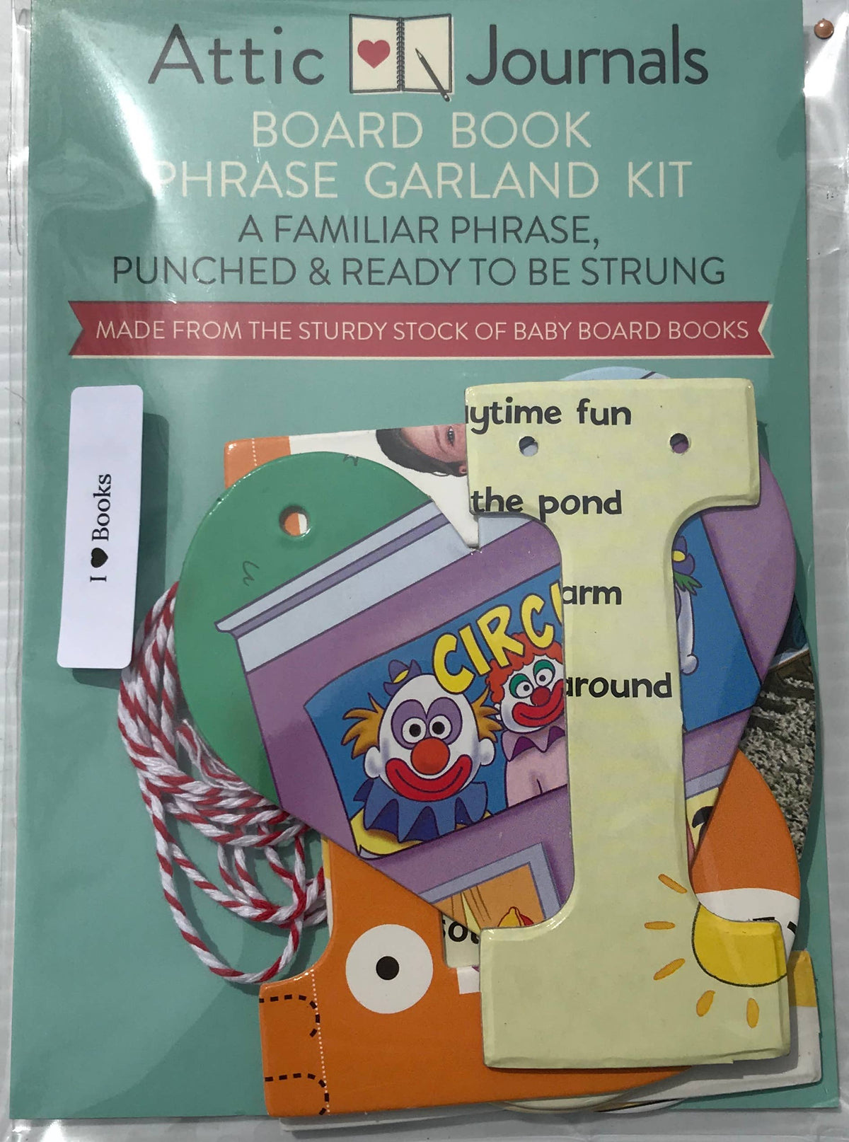 Phrase Garlands - I (HEART) Books