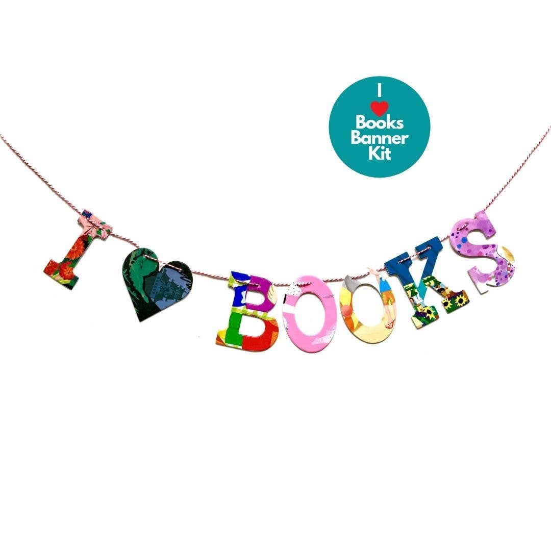 Phrase Garlands - I (HEART) Books