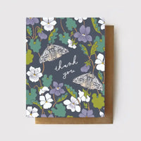 Woodland Violet Thank You - Boxed Card Set of 8