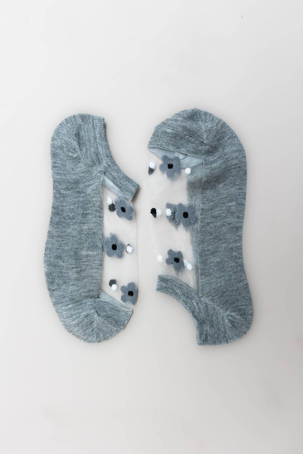 Spring Thing Floral Mesh Socks