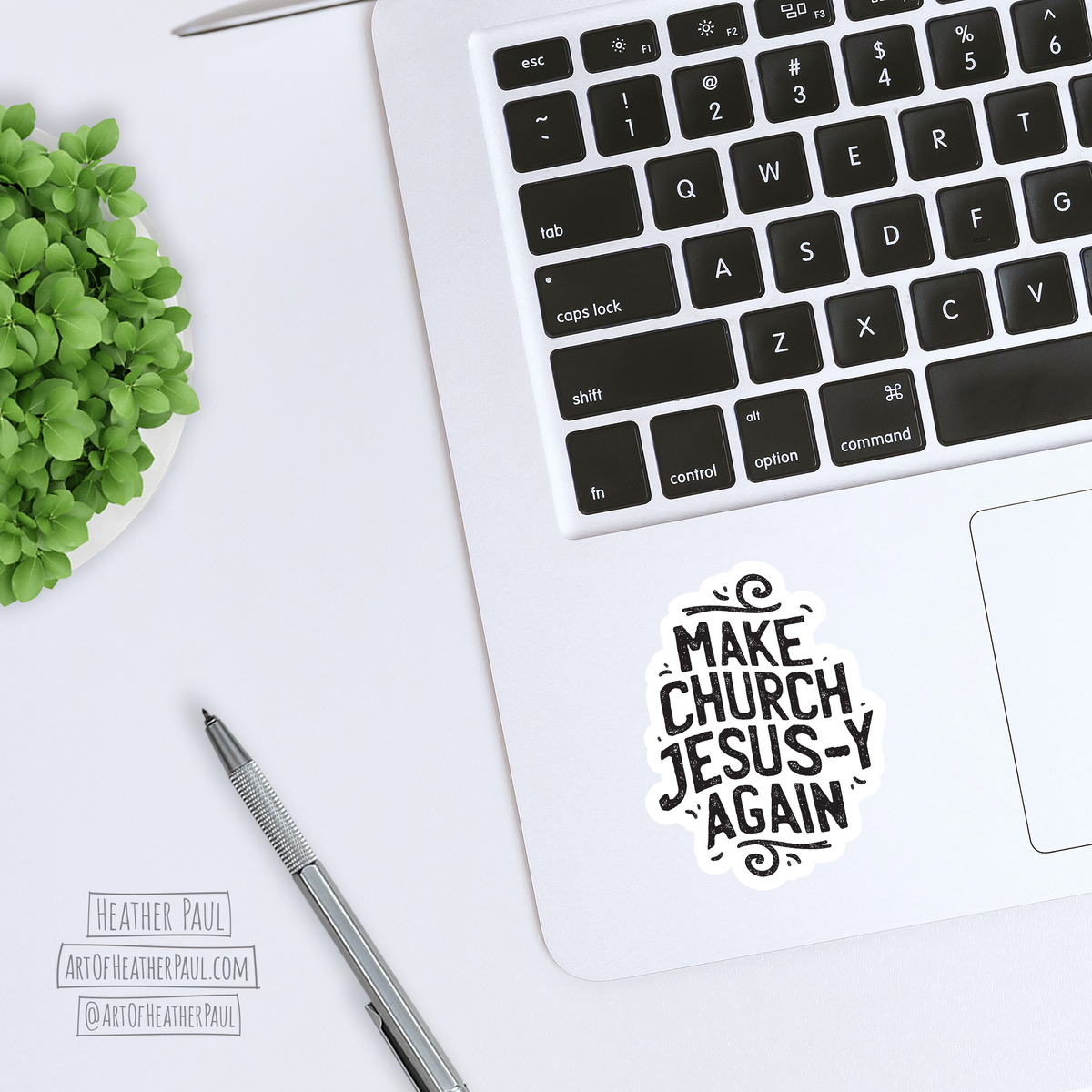 Make Church Jesus-y Again Sticker
