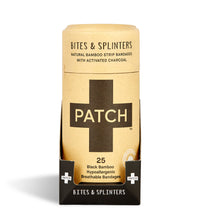 PATCH Adhesive Bandages Activated Charcoal - Tube of 25