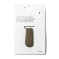 Cloth & Paper Clip | Smooth Leather