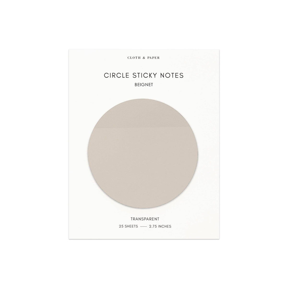 Transparent Circle Sticky Notes
