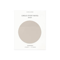 Transparent Circle Sticky Notes