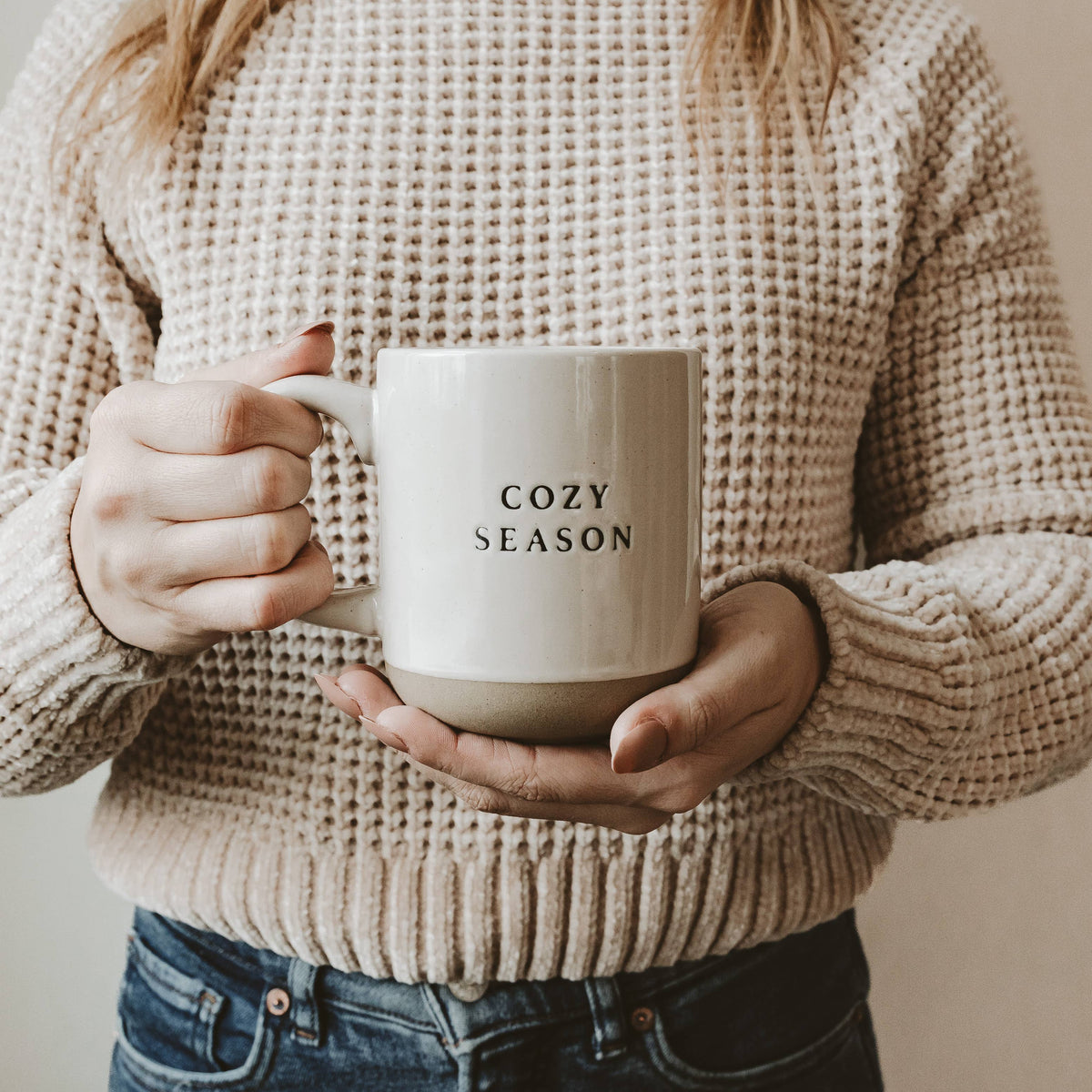 Cozy Season Stoneware Coffee Mug - Home Decor & Gifts