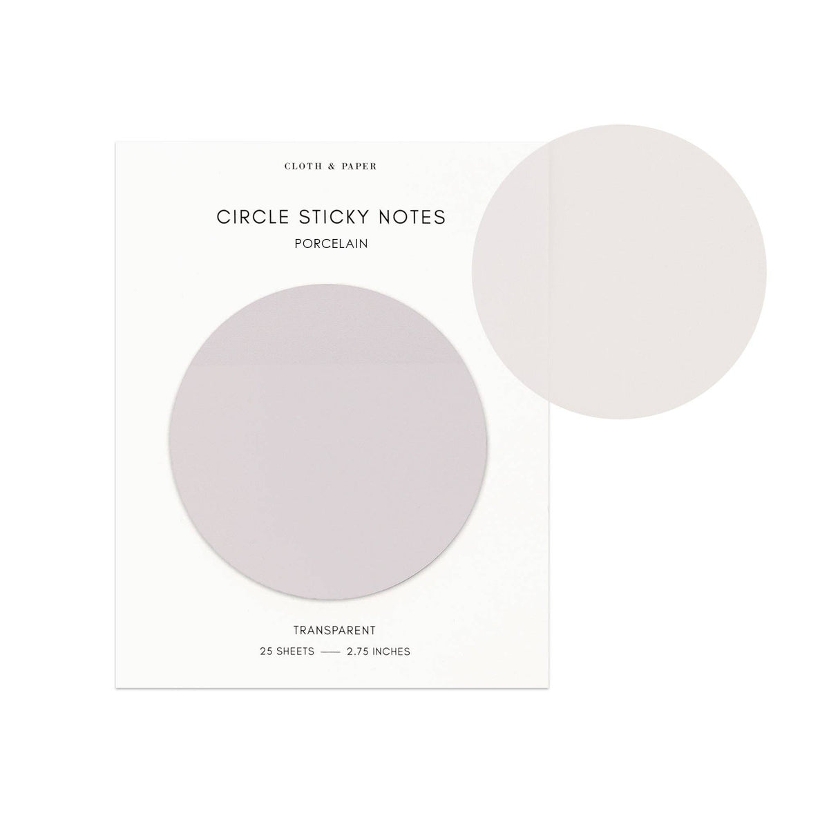 Transparent Circle Sticky Notes