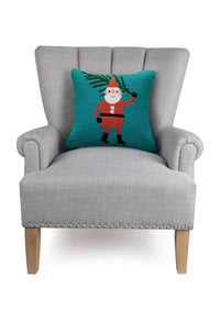 SANTA WITH TREE HOOK PILLOW