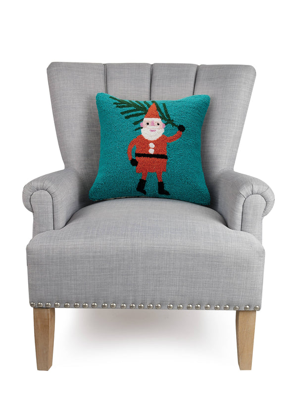 SANTA WITH TREE HOOK PILLOW