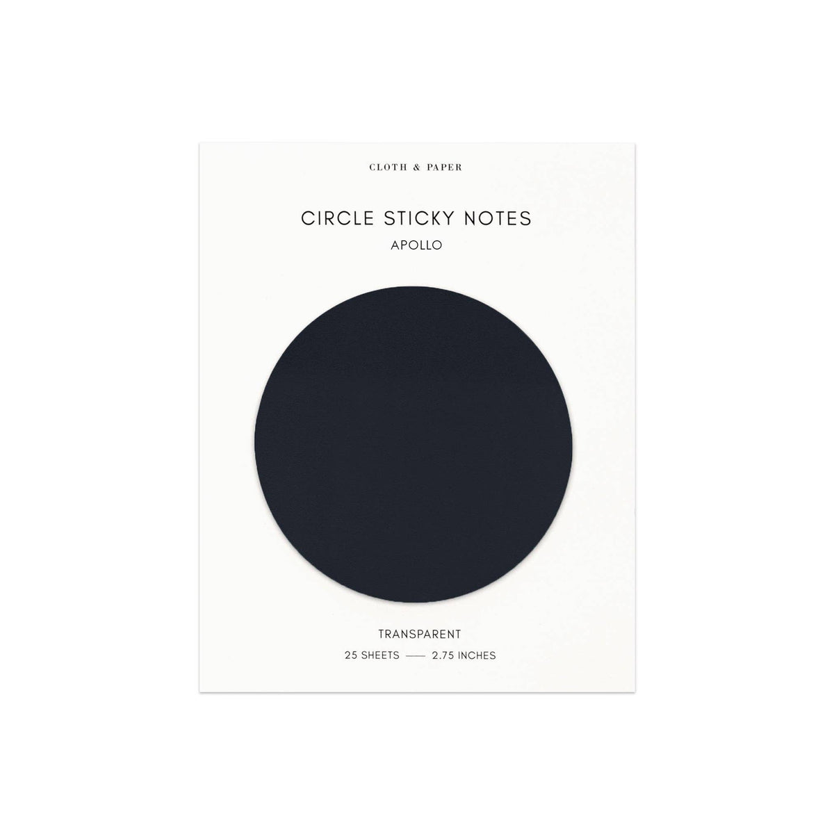 Transparent Circle Sticky Notes