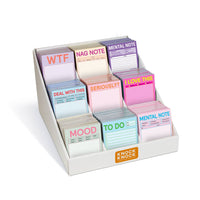Sticky Notes Display FILLED with 72 Sticky Notes