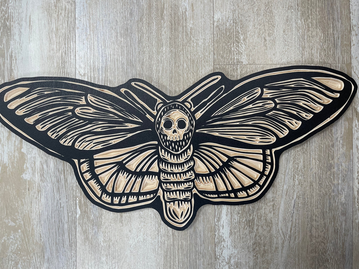 Dead Head Moth Wall Hanging