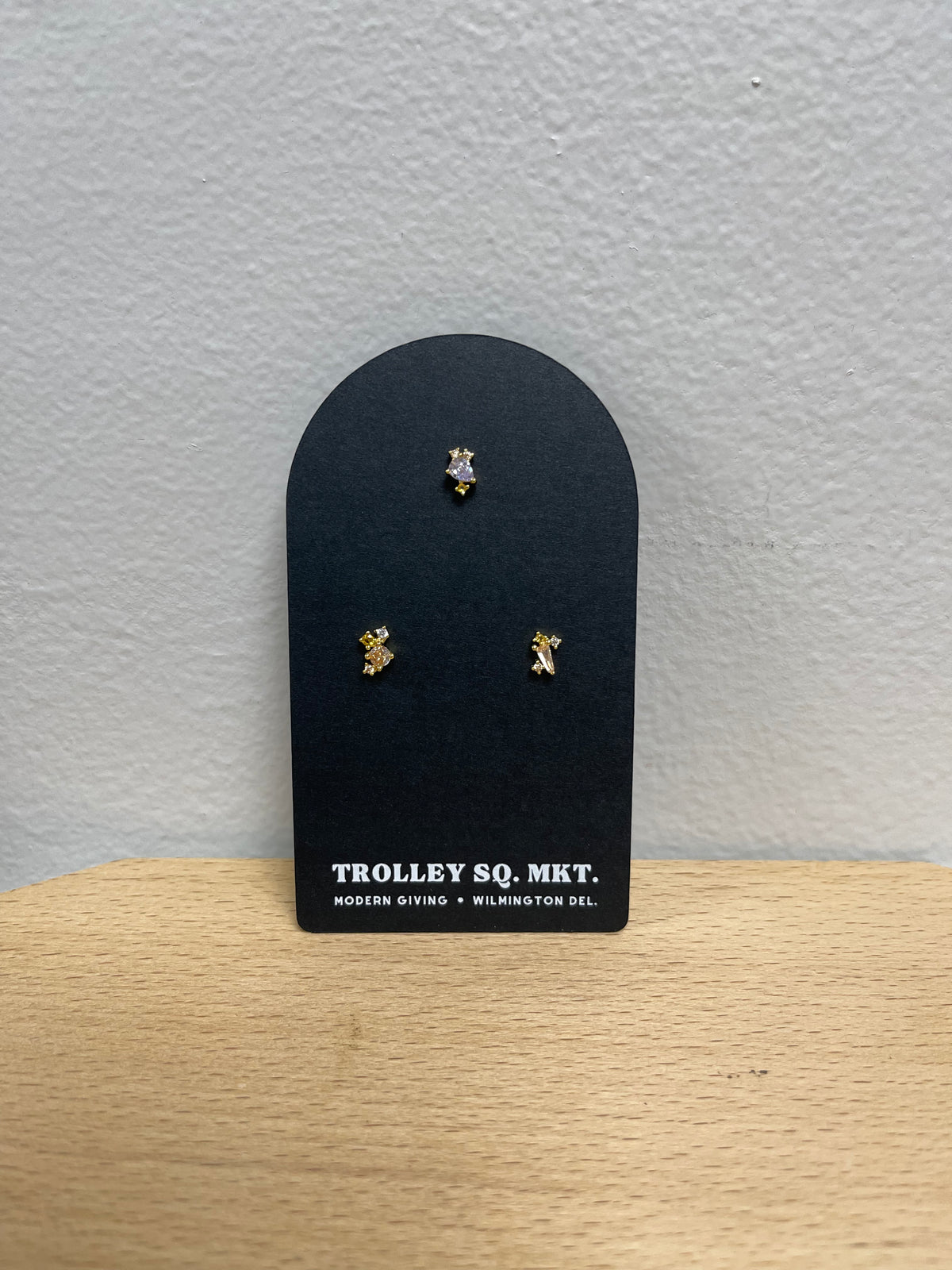 TSM Mismatched Cluster Earring Studs