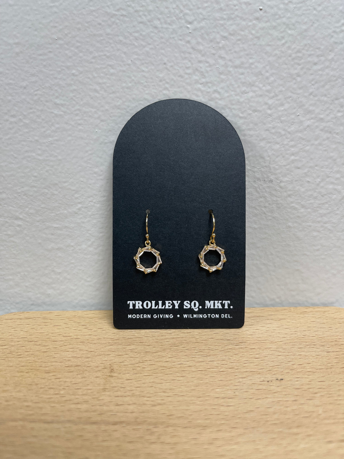 TSM CZ Dangle Earrings