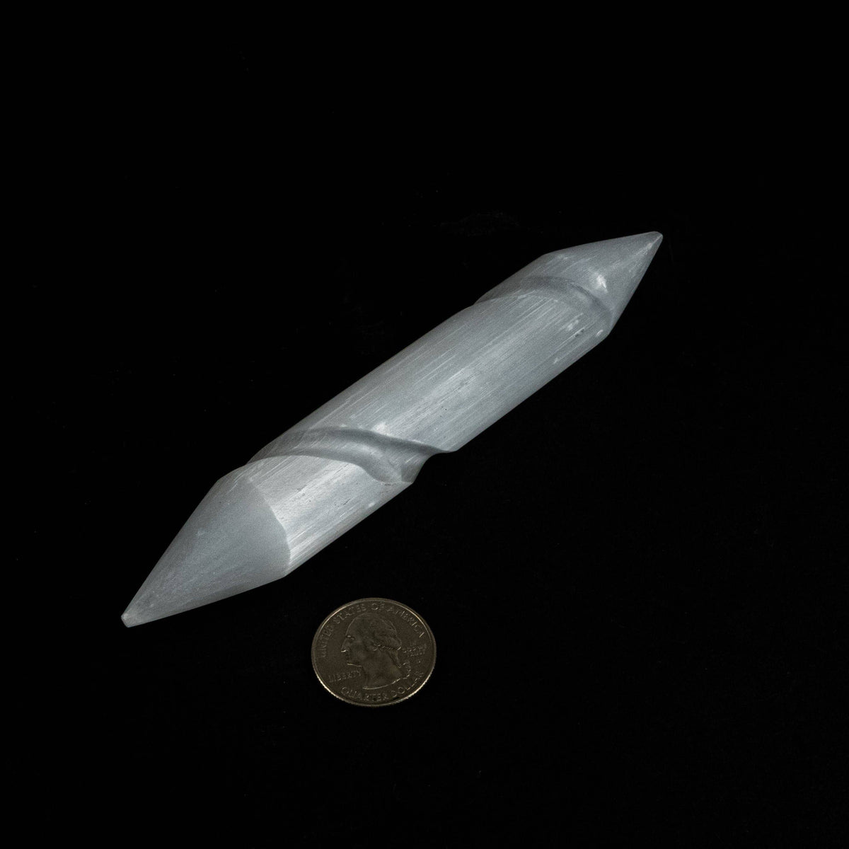 *Selenite Wand Spiral Single & Double terminated | "Wizard"