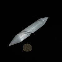 *Selenite Wand Spiral Single & Double terminated | "Wizard"
