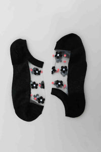 Spring Thing Floral Mesh Socks