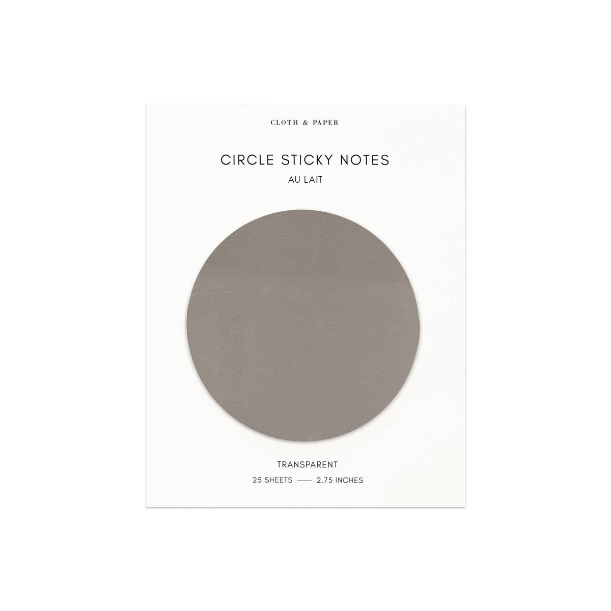 Transparent Circle Sticky Notes