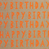 Neon Kraft Glitter Rollwrap (display box 38 rolls) Everyday