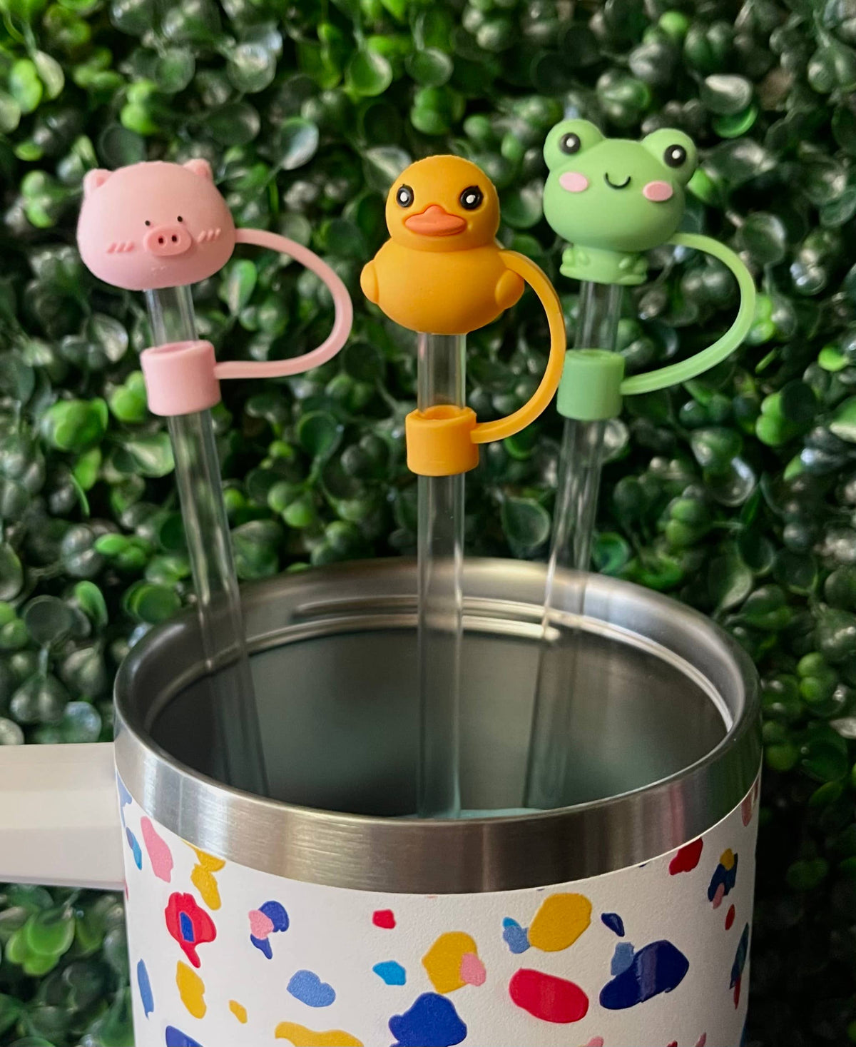 Animal Straw Toppers