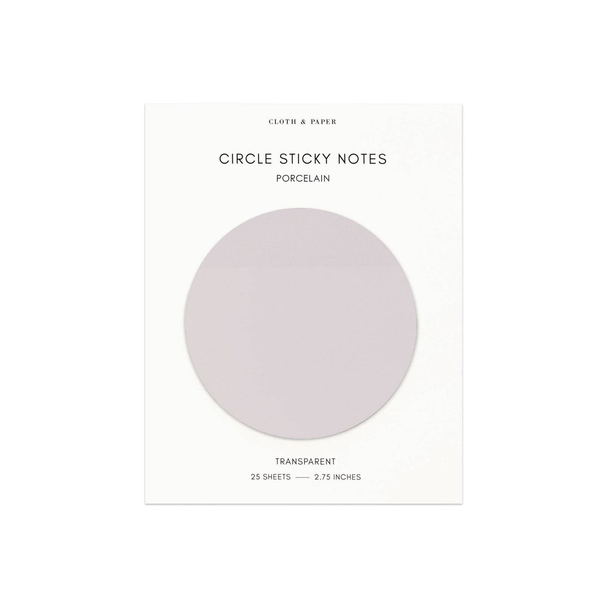 Transparent Circle Sticky Notes
