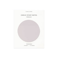 Transparent Circle Sticky Notes