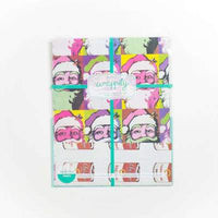 Warhol Santa • Double-sided Eco Wrapping Paper • Holiday