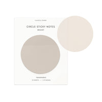 Transparent Circle Sticky Notes