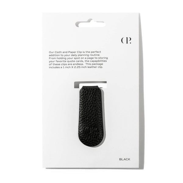 Cloth & Paper Clip | Smooth Leather