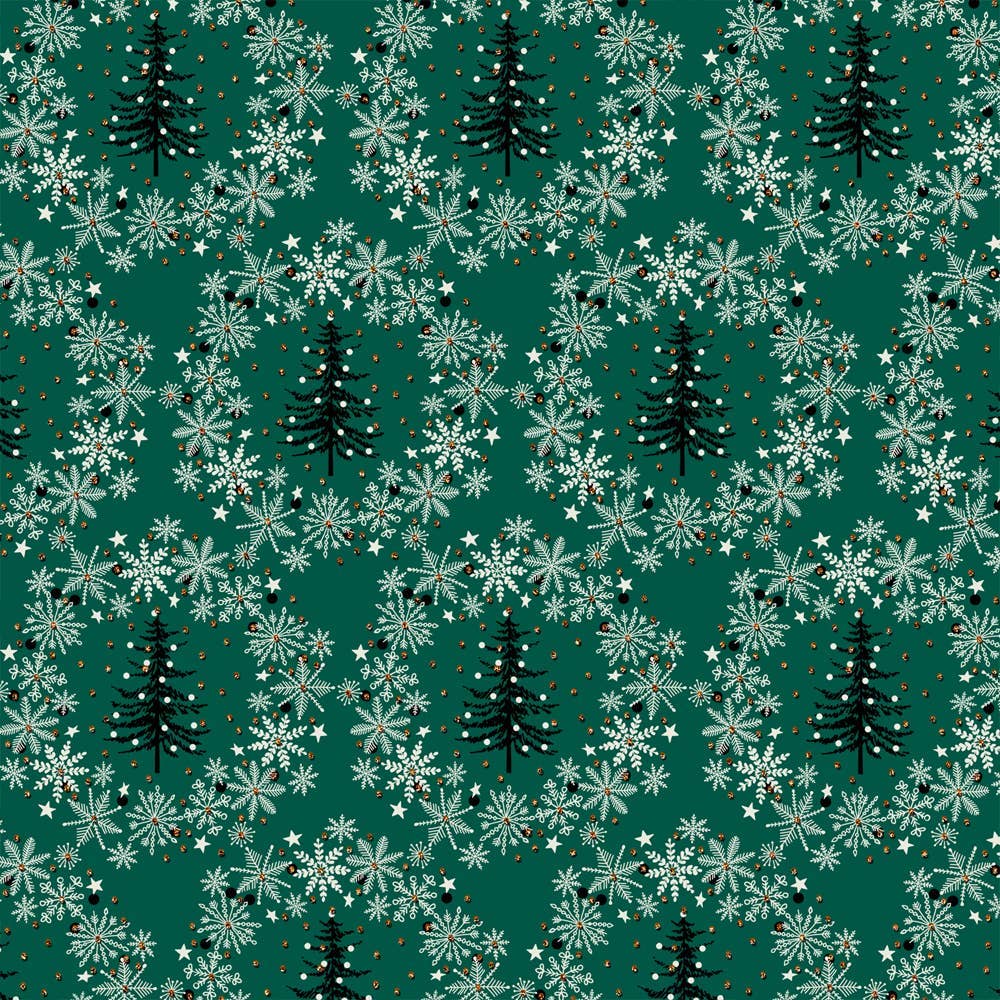 Eco-friendly Christmas Winter Woodland Roll Wrap (42 rolls)