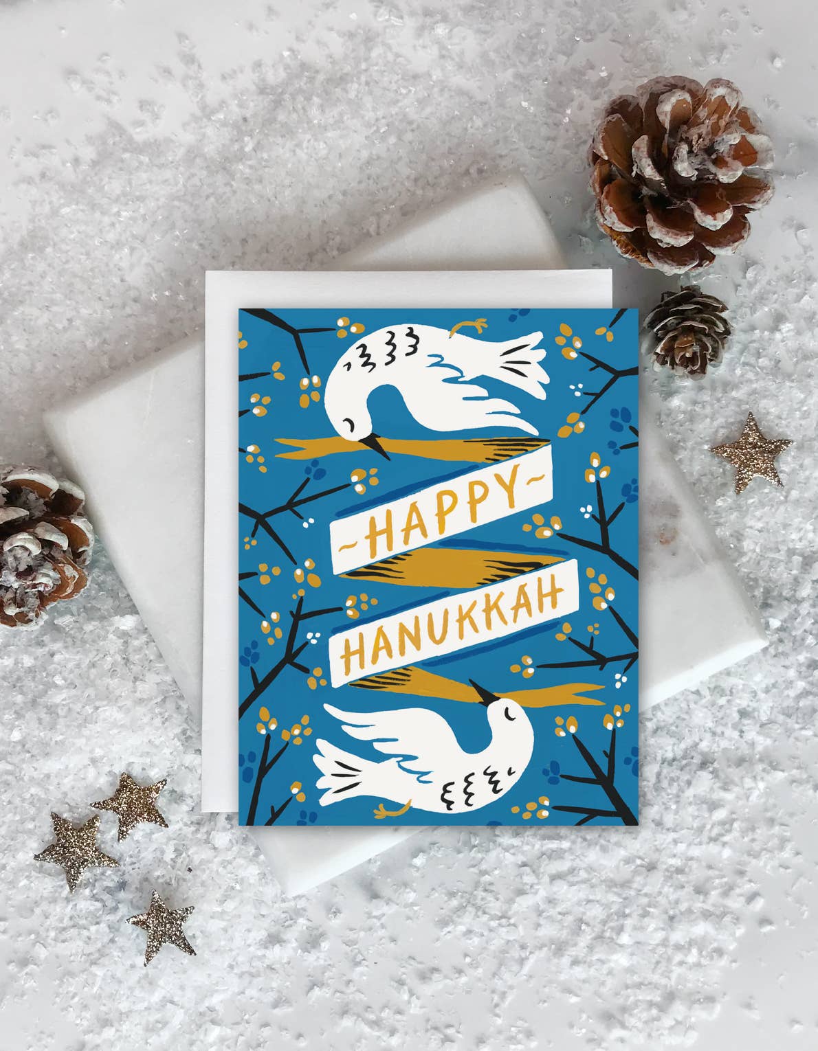 Hanukkah Doves Card