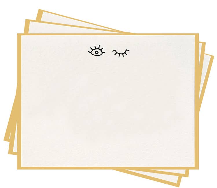 Wink Flat Notes - Set Of 8