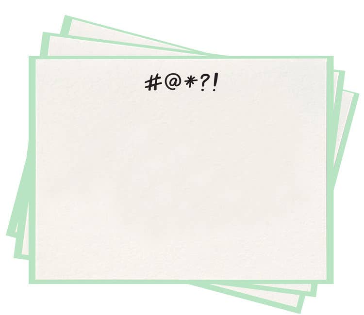 Symbols Flat Notes - Set Of 8