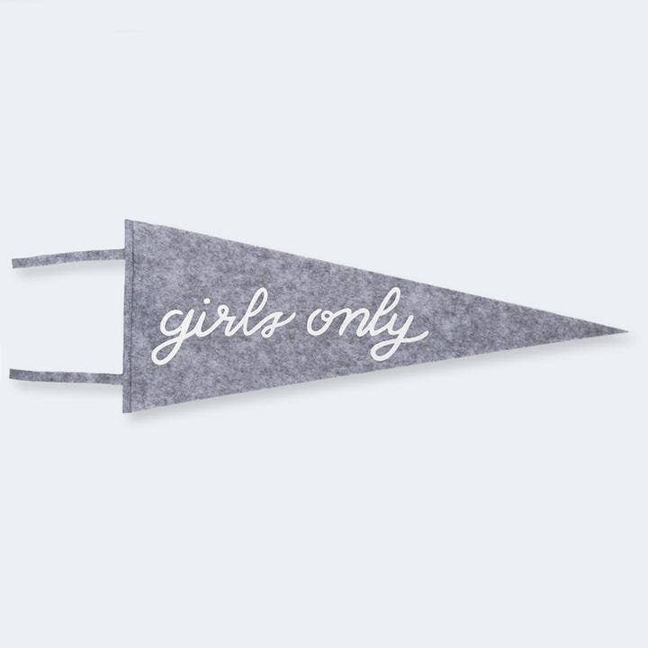 Girls Only Pennant