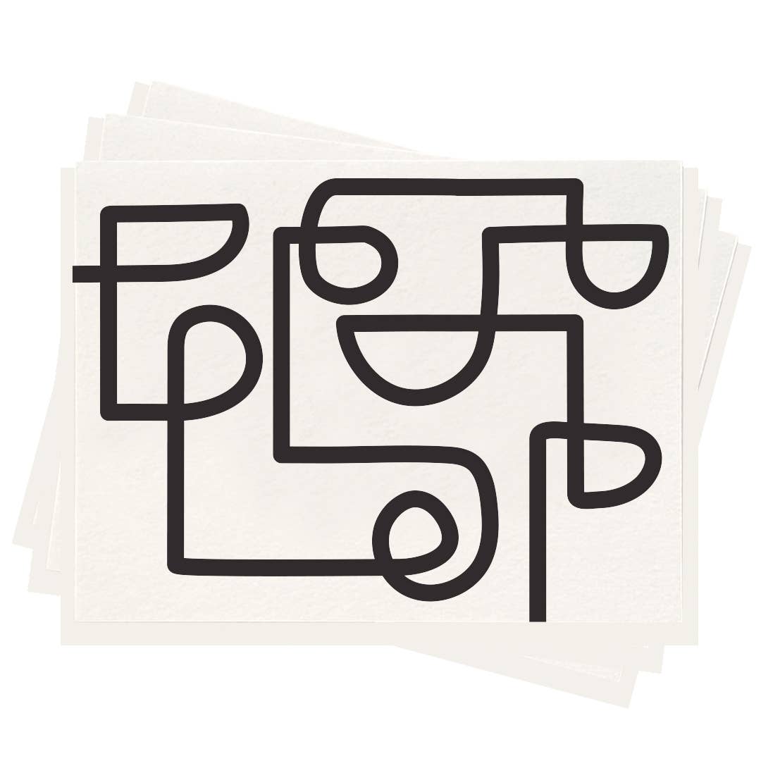 Maze 1 Stationery - Box Set of 6