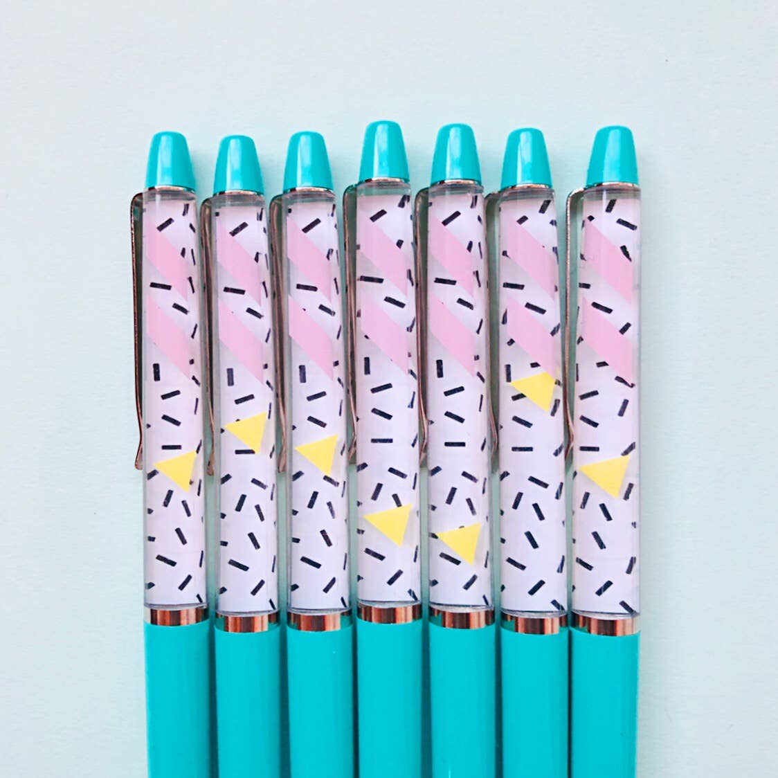 Teal Floaty Pen - Sprinkle