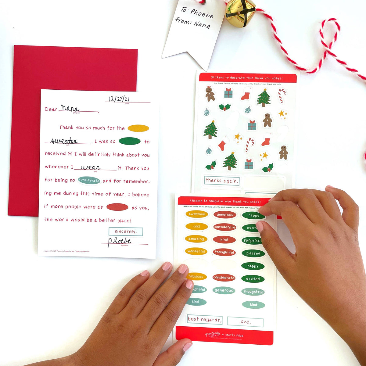 Holiday Thank You Card Kit