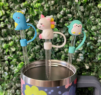 Animal Straw Toppers