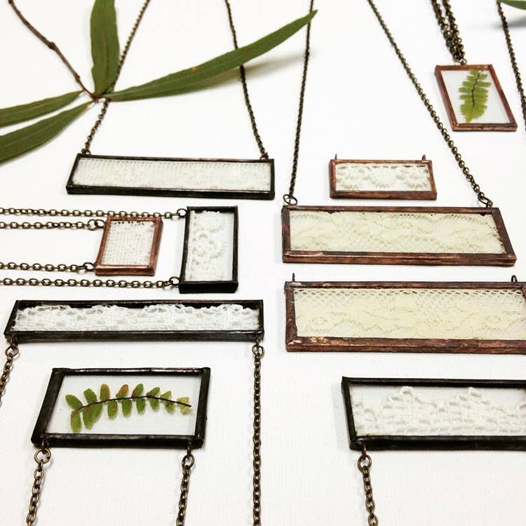 Pressed Fern Necklace