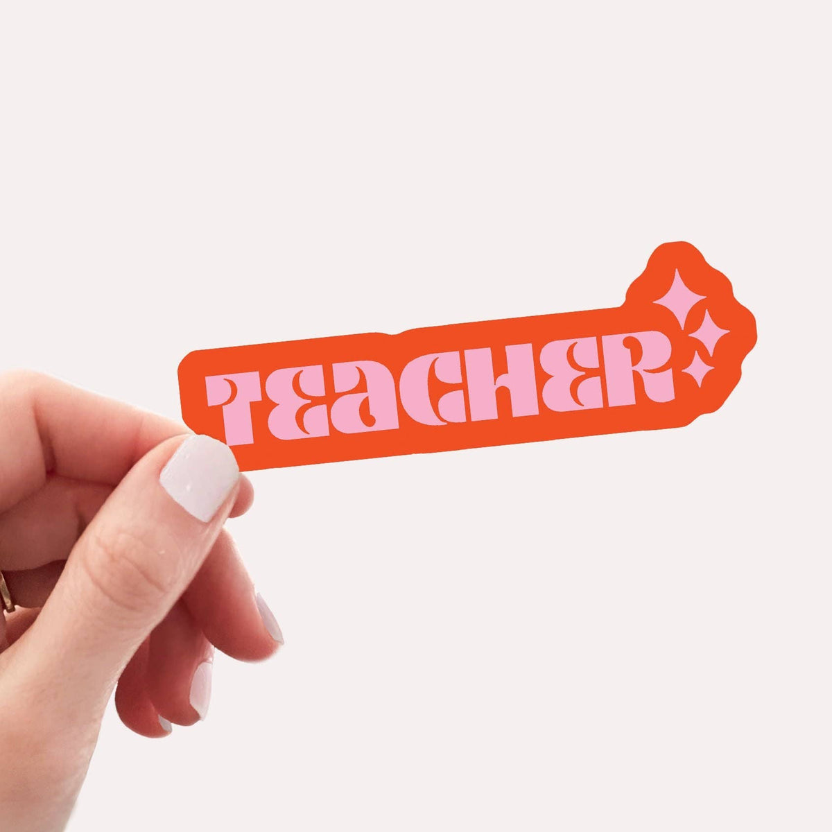 Teacher - Water Resistant Sticker