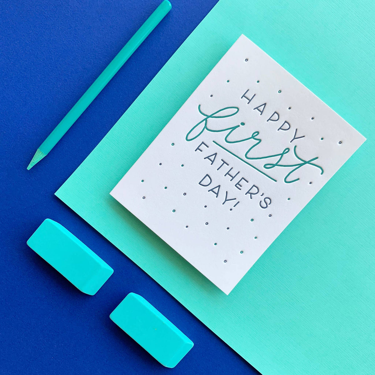 First Father's Day card