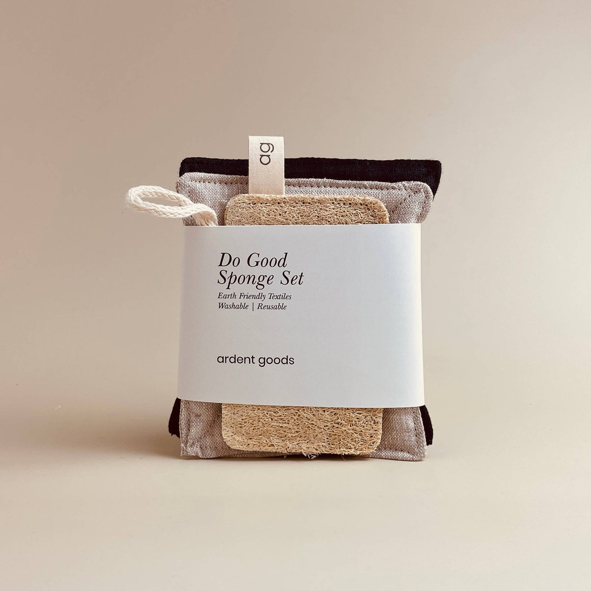 Eco Friendly Kitchen Reusable Sponge Linen Loofah