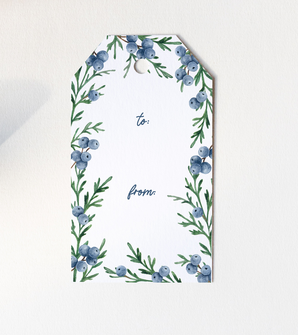 Juniper Berries Gift Tag Set