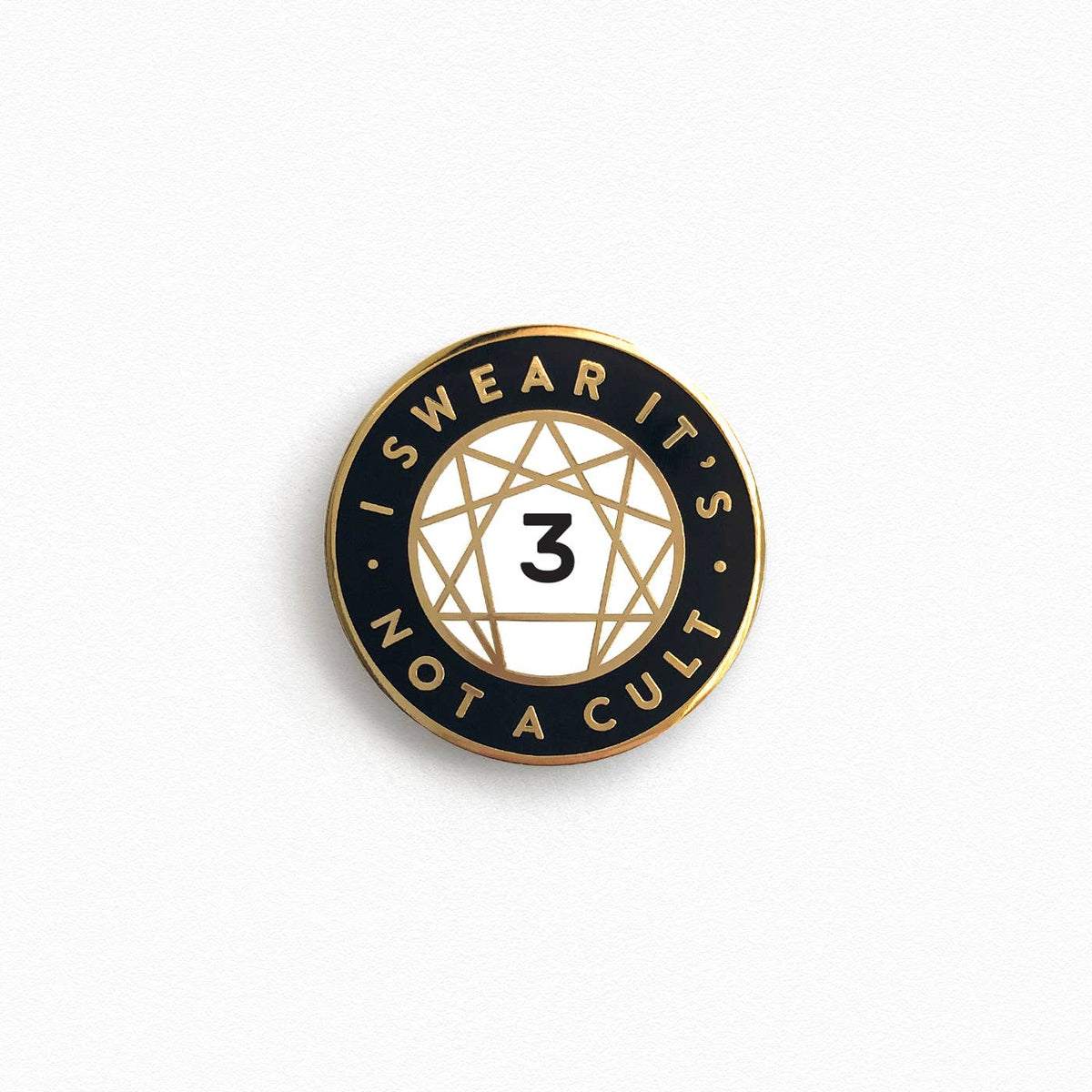 Enneagram Cult Pin (Type 3)