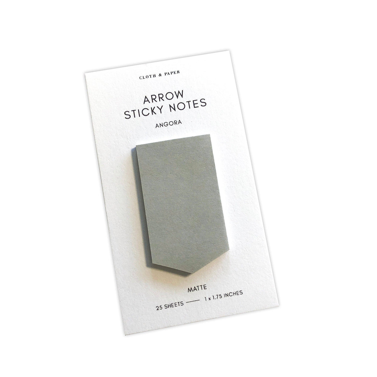 Arrow Sticky Notes | Angora Gray