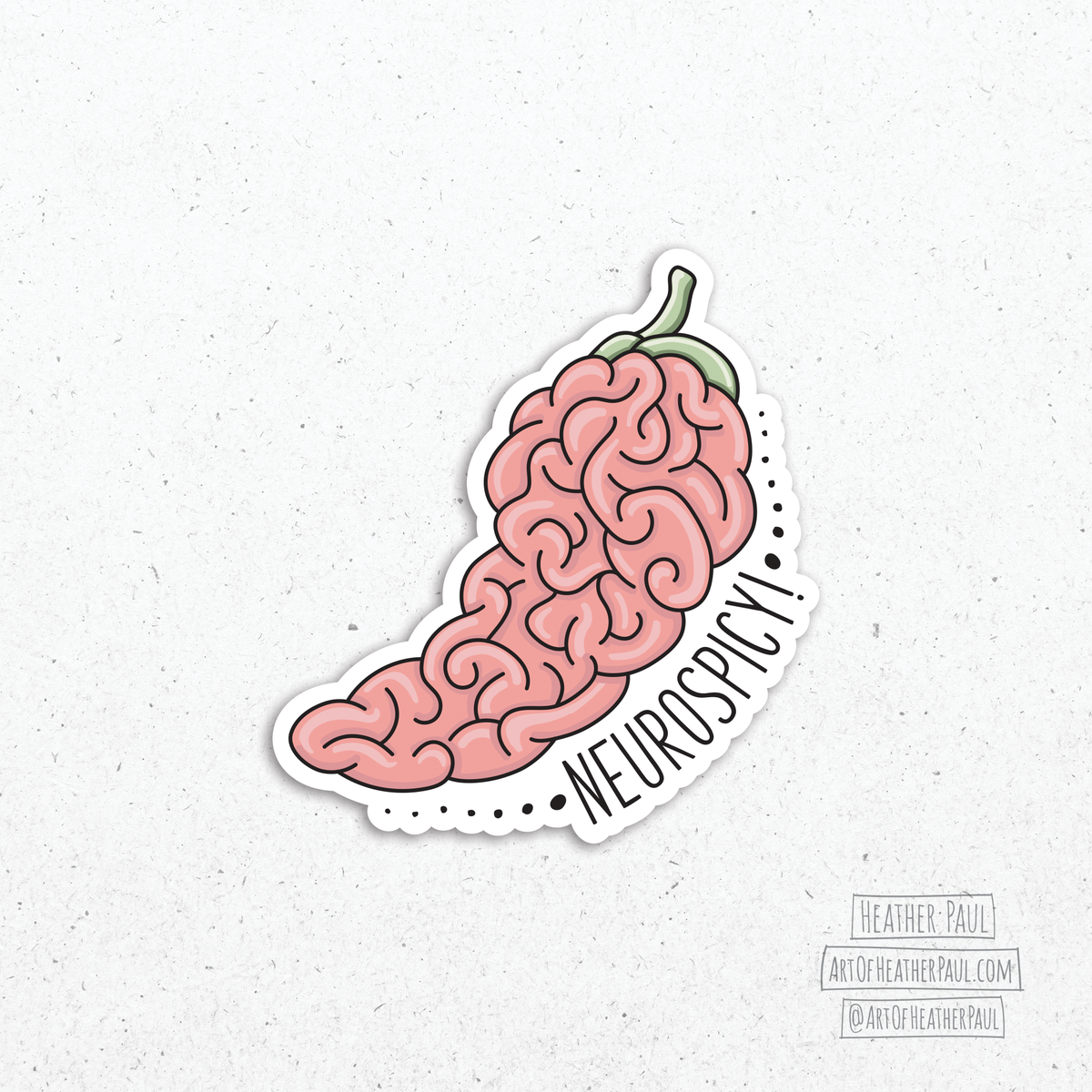 Neurospicy Sticker