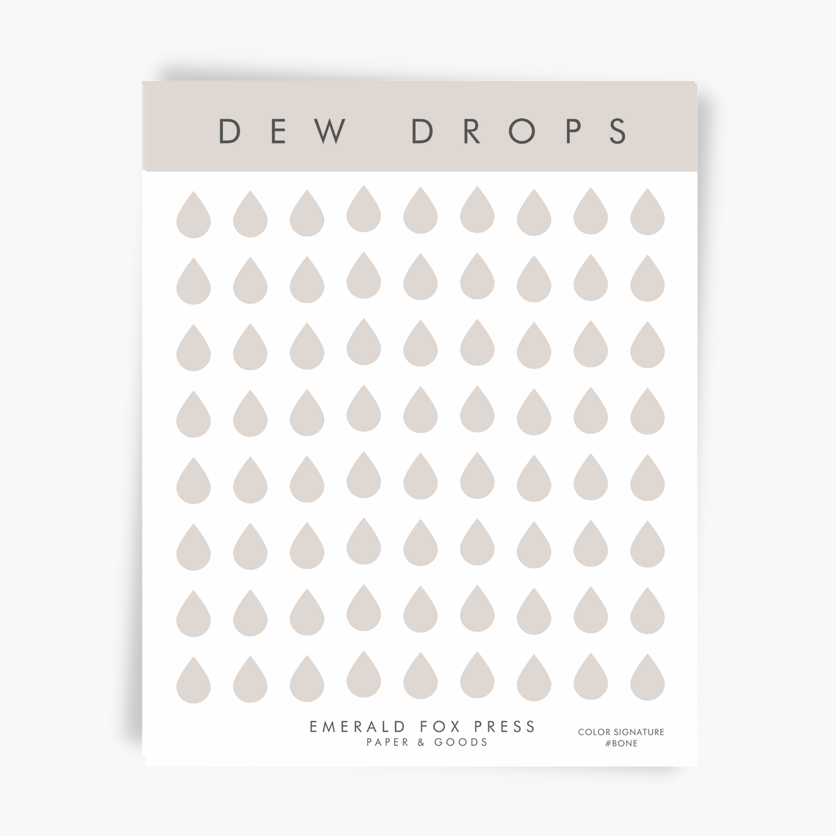 Dew Drops - Planner Sticker Sheet